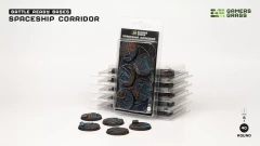 Gamers Grass 40mm Spaceship Corridor Round Battle Ready Bases (5)